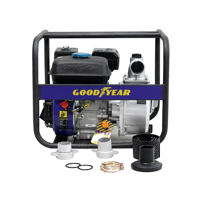MOTOBOMBA AUTOCEBANTE 2X2 GASOLINA GOODYEAR 6,5HP